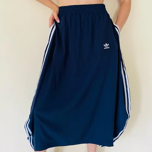 adidas | Skirts | Adidas Rare Japanese Pakaian Three Stripes